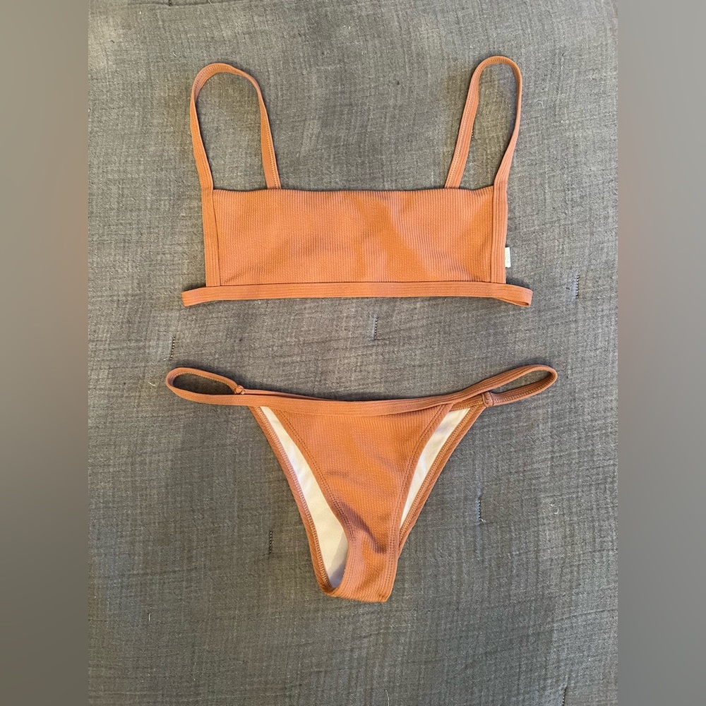 Tan Bikini Set